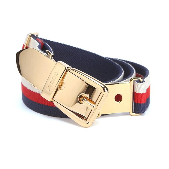 Gucci Sylvie Web Belt with Square Buckle NEW WITH DUST BAG - Picture 4 of 8